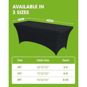 "Waterproof Rectangle Tablecloth 60x84 Inches Wrinkle-free Spill-proof Decorative Fabric <b>Table</b> Cover" - Product Image 3