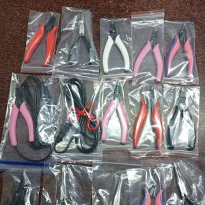Flat Nose <b>Pliers</b> 5.5 Inches 140mm Plastic Head Lightweight Comfort Grip Handle Spring Tool Precision Work for Jewelry Making - Product Image 6