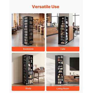 Armadio Portaoggetti Multimediale con 34 Scomparti, Torre Porta CD/DVD, Libreria per CD/DVD, Supporto Portatile per Dischi di Giochi - Product Image 6