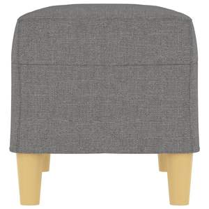 Tabourets et poufs en tissu gris foncé 27.6 "x 13.8" x 16.1 "Produit - Product Image 4