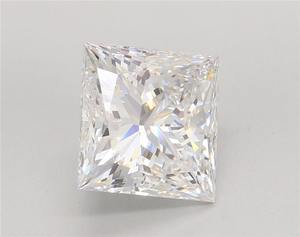 Diamante de corte princesa cultivado en laboratorio de 5.07 CT D VVS2 para la fabricación de joyas con diamantes CVD - Product Image 2