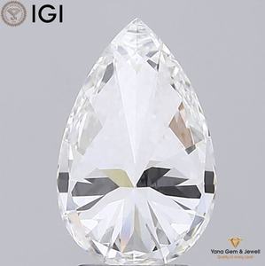 Diamante Cultivado en Laboratorio CVD con Certificación IGI, Forma de Pera, 2.50 Quilates, Color E, Claridad VVS1, para Diseño de Joyería Única - Product Image 5
