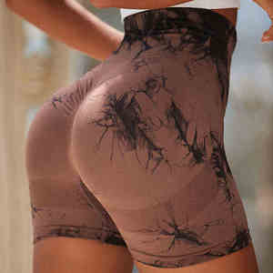 Shorts de Baile para Mujer, Cintura Alta, Efecto Push-Up, para Gimnasio, Yoga, Fitness, Running, Transpirables, de Secado Rápido, con Logotipo Personalizado, Venta al Por Mayor, OEM - Product Image 4