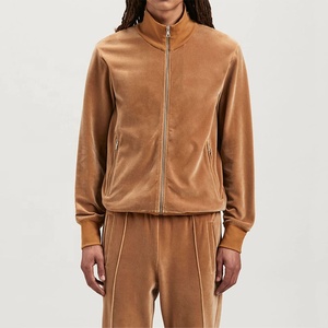 Bulk Wholesale Solid Color Heavy Casual 100 Cotton Custom <b>Tracksuit</b> 500 GSM Men's <b>Plain</b> <b>Tracksuit</b> for Men Baggy - Product Image 3