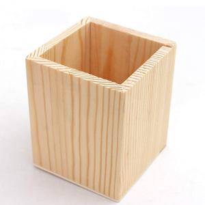 Wooden <b>Pen</b> Holder for Desk Elegant Handcrafted Stationery Organizer - Product Image 4