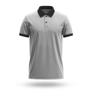 Nouveau design – Chemise de golf unisexe pour homme et femme, 100 % coton, unie, anti-plis, manches courtes, options personnalisables - Product Image 5
