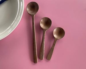 Wooden <b>Spoons</b> Minimalist Design Long Handle Solid Wood Kitchen Utensils Teaspoon <b>Serving</b> <b>Spoon</b> Wood Kitchen Utensil - Product Image 2