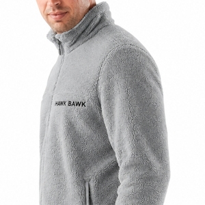 Men Sherpa <b>Fleece</b> <b>Jacket</b> Full Zip Warm Winter Outerwear Classic Style Daily Wear Casual Wear Comfortable Fit For Men <b>Jacket</b> - Product Image 6