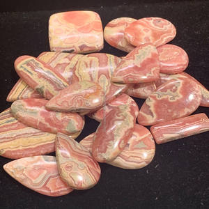 พลอยโรโดโครไซต์อาเกตธรรมชาติคุณภาพสูง รูปทรงเรียบ ขนาด 4-8 มม. ได้รับการรับรองจาก GTC ผลิตโดย Rida Creations สำหรับทำเครื่องประดับ - Product Image 4