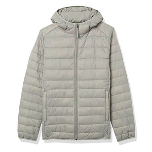 Veste d'hiver pour homme de haute qualité, légère, avec logo personnalisé, taille 8XL, en duvet de canard, à capuche, pour l'hiver - Product Image 5