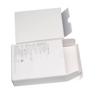 Custom Printed Biodegradable Foldable White Paper <b>Box</b> Matte Laminated Packaging for Portable Phone Charger - Product Image 6