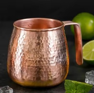Cute copper cocktail shaker Eco-friendly drinkware <b>set</b> Copper shaker with jigger Home <b>bar</b> cocktail <b>set</b> - Product Image 1