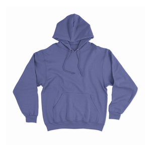 Sudadera con Capucha Roja para Hombre, Corte Regular, Color Sólido, Algodón French Terry, Informal, con Bolsillo, para Otoño - Product Image 2