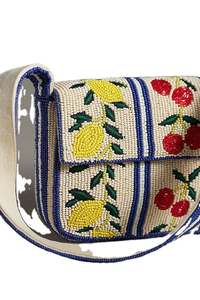 Bolso de Hombro Hecho a Mano Personalizable con Cuentas de Crema y Patrón de Bordado, Estilo Boho Chic para Mujer - Product Image 6