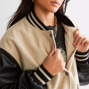 Custom Women Varsity <b>Jackets</b> Stylish Letterman <b>Jackets</b> School Events Sports Casual Fashion Best Quality Varsity <b>Winter</b> <b>Jacket</b> - Product Image 6