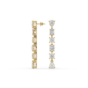 Pendientes de Diamantes de Laboratorio con Corte Elegante de 2.78 Quilates, Oro de 10K y 14K, Estilo Sofisticado y Ligero, Proveedor de Joyería al por Mayor B2B para Boutiques - Product Image 5