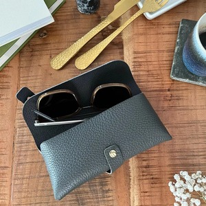 Vintage Classic Luxury Full Grain Leather Sunglasses <b>Case</b> Durable Water Resistant Lightweight Soft Lining Bulk Export Quality - Product Image 6