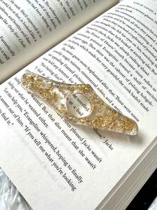 Soporte de Resina para Páginas de Libro |   Herramienta de Lectura con Soporte para el Dedo, Sujetador de Páginas de Libro, Lector de Pulgar |   Accesorio de Lectura de Resina - Product Image 2