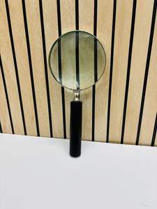 Loupe de poche vintage de 4 pouces avec cadre en nickel et poignée en os (la couleur de la poignée peut varier) - Product Image 5