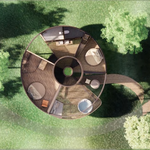 Casa Prefabricada de Acero y Madera en Vietnam para Uso en Resorts de Playa con Cocina, Fácil Instalación y Característica Impermeable - Product Image 6