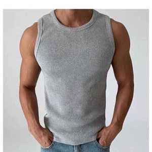 Wholesale <b>Men's</b> Breathable Front Workout Fitness Bodybuilding Gym Sleeveless Singlet <b>Vest</b> <b>Stringer</b> Tight Tank Top - Product Image 3
