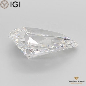 Diamante Cultivado en Laboratorio CVD de 5.00 Quilates con Certificado IGI, Claridad VVS1, Color E, Forma de Pera, para Elegante Collar de Diamantes Solitarios - Product Image 4