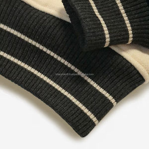 Vestes pour hommes OEM de haute qualité en tissu velours côtelé pour garder la chaleur blouson de baseball pour hommes - Product Image 4