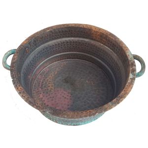 Imperial Copper Pedicure Bowl Stylish Foot Soaking Basin Luxury Professional Spa Durable Handmade Product Finish - Product Image 5