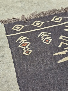 Handwoven Area Kilim <b>Rug</b> Bohemian Rustic Jute Outdoor Indoor <b>Rugs</b> Navajo Pattern VIntage Hallway Wool <b>Rugs</b> Decorative <b>Boho</b> <b>Rug</b> - Product Image 6
