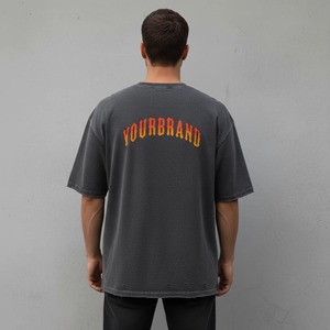 Camiseta Unisex de Alta Calidad con Lavado Ácido 2026, 180, 200, 210, 220 g/m², Impresión Personalizada, Lisa, Tallas Grandes, 100% Algodón, Camiseta Blanca para Hombre - Product Image 6