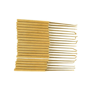 Micro Dissector Set 20 Pieces Gold Coated <b>Neurosurgery</b> <b>Instruments</b> Professional Surgical Precision Dissection Kit for Brain - Product Image 4