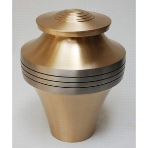 Urne funéraire en métal la plus vendue pour cendres humaines adultes – Urne funéraire classique en métal pour cendres de crémation pour adultes - Product Image 6