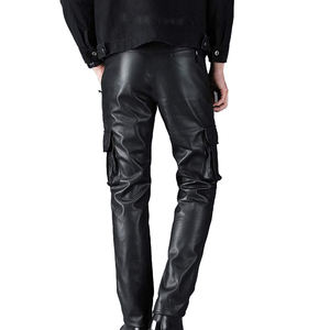 Pantalones de cuero vacuno elegantes y cómodos para hombre, recién llegados, los más vendidos, pantalones de cuero vacuno para hombre en oferta. - Product Image 4