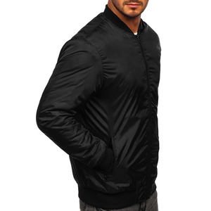 <b>Men's</b> Lightweight Digital Printed Full Sleeve Zipper Closure Casual Windbreaker Regular Fit Bomber <b>Jacket</b> Pockets Polyester - Product Image 4