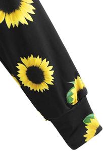 Sudadera corta con capucha y estampado Floral para mujer, ropa para Fitness, gimnasio, entrenamiento, Yoga - Product Image 4