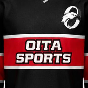 Black <b>Red</b> White Ice Hockey Set for Men Complete Jersey Shorts Socks Gloves Athletic Team Training Match Sports Uniform - Product Image 6