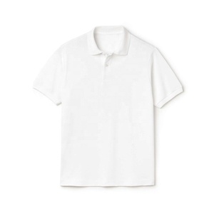 Camisa de Lona a Rayas Ecológica de Algodón para Hombre, Manga Corta, Cuello Clásico, Estilo Casual, Fabricante OEM Premium - Product Image 1
