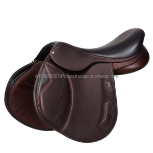 Silla de Montar Inglesa Premium de Cuero Genuino, Silla de Montar Ligera y Duradera, Equipo Ecuestre para Salto y Entrenamiento - Product Image 1