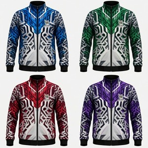 Chaqueta Bomber Sublimada con Logotipo Personalizado, Chaqueta Deportiva con Estampado Completo, Ropa Deportiva para Gimnasio, Fitness, Entrenamiento, Equipo, Actividades al Aire Libre - Product Image 3