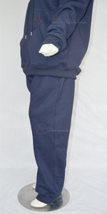 Custom <b>Navy</b> Tracksuit Sportswear Set Athletic <b>Jogger</b> Jacket Pants Wholesale Private Label OEM ODM USA 100% Organic Cotton - Product Image 3