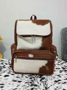 Sac à dos en cuir de vachette fait main de qualité supérieure avec fermeture éclair, design multifonctionnel portable pour voyage et école, capacité 20-35L - Product Image 5