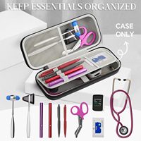 Sac de transport étanche en EVA à coque rigide, grande capacité, avec fermeture éclair, étui de rangement pour stéthoscope médical Littmann