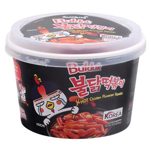 Topokki Samyang Buldak con Sabor a Pollo Picante, Tazón Grande, Calidad Premium, Pastel de Arroz Coreano Picante, Sabor Auténtico, Superventas - Product Image 2