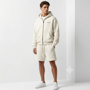 Conjunto Deportivo de Verano Unisex en Oferta, con Logotipo Personalizado, Ecológico, Transpirable, Tallas Grandes, Ropa de Gimnasio y Fitness de Dos Piezas - Product Image 4