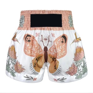 Jiu Jitsu กางเกงมวยไทยขาสั้นระบายอากาศดีสำหรับมวยไทยดีไซน์ล่าสุด - Product Image 1