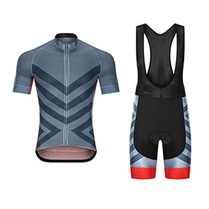Maillot de cyclisme pour hommes, maillot de VTT, maillot de descente, vêtements de cyclisme pour équipe professionnelle, short à bretelles, ensemble uniforme de cyclisme - Product Image 1