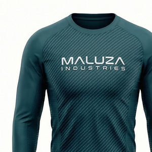 Chemise à manches longues respirante et compressive Titan Shield pour hommes, entraînement en salle de sport, performance tactique, MALUZA Industries Elite Quick - Product Image 2