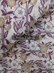 Tela de Algodón Puro de Calidad de Exportación, Estilo Boho Rosa Ikat, para la Fabricación de Prendas - Product Image 4