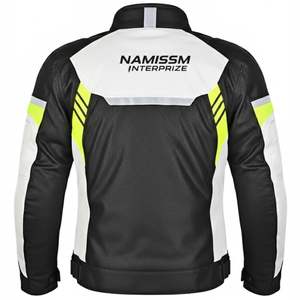 เสื้อแจ็คเก็ตมอเตอร์ไซค์สำหรับแข่งรถ ผลิตในปากีสถาน ปรับแต่งโลโก้ได้ตามต้องการ ผลิตตามแบบ OEM พิมพ์ลายได้ ขนาดใหญ่พิเศษ กันน้ำ ระบายอากาศได้ดี - Product Image 4