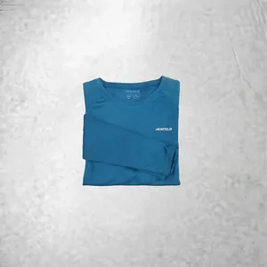 Chemise à manches longues bleu turquoise pour homme - T-shirt de sport à séchage rapide pour homme - Vêtements de sport - Sous-vêtement - Qualité export - Product Image 3
